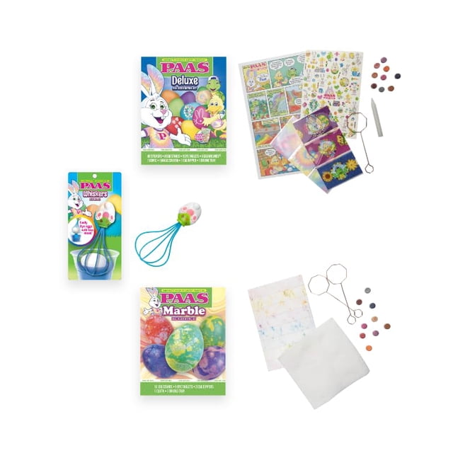 Paquete de decoración de huevos de Pascua PAAS Deluxe, kit de tinte para mármol