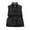 Black, variant on Elainilye Fashion Womens Puffer Jackets Sleeveless Down Vest Cotton Stand Collar Warm Versatile And Comfortable Parkas,Black
