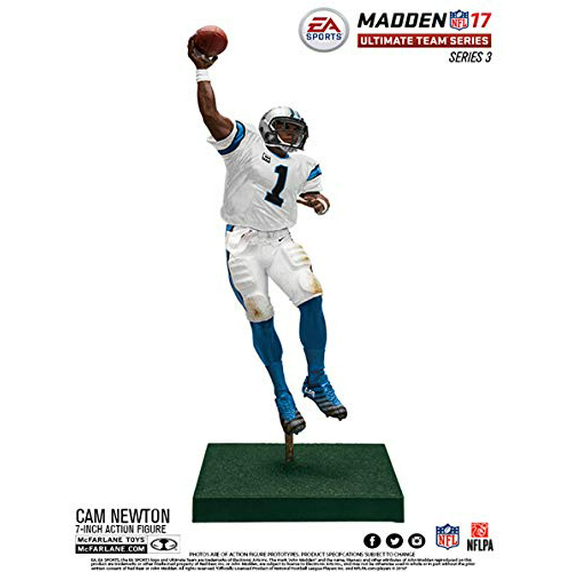 Carolina Panthers Cam Newton Madden NFL 17 Series 3 Ultimate Team Figure Walmart