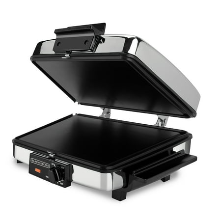 BLACK+DECKER 3-in-1 Waffle Maker & Indoor Grill, Griddle, G48TD