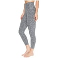 thumbnail image 3 of Beyond Yoga Spacedye High Waisted Capri Leggings Black/White Spacedye, 3 of 3