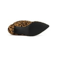 thumbnail image 5 of BLISSFUL STEP Women's Over Knee High Boots Stiletto Heels Pointed Toe Faux Suede Boots Leopard 10, 5 of 6