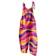 thumbnail image 2 of Jinhomg Baggy Bib Overalls for Women 2026 Summer Adjustable Strap Loose Vintage Floral One Piece Jumpsuit with Pockets Multicolor XL, 2 of 5
