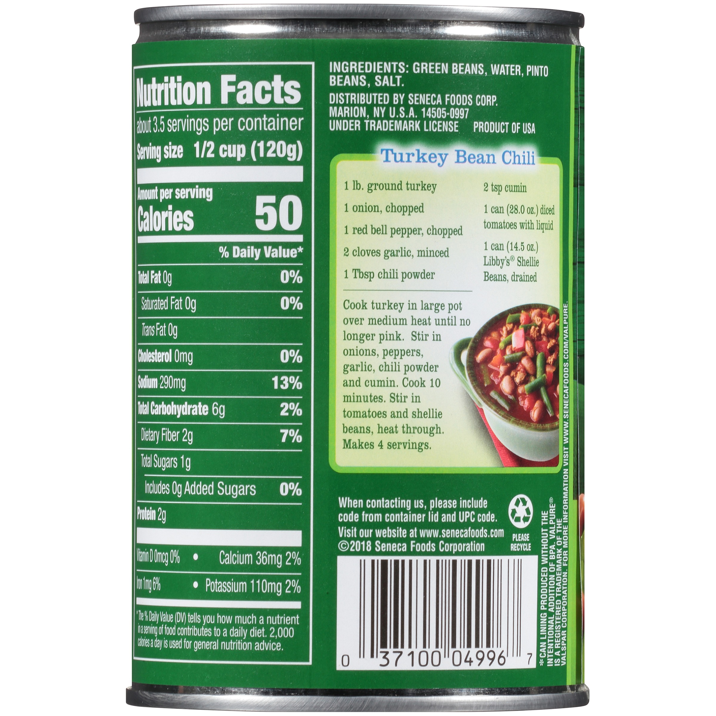 33 Canned Green Beans Nutrition Label Labels Database 2020