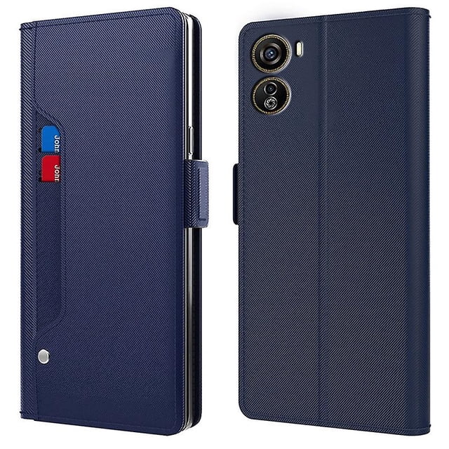 Para ZTE nubia Neo 5G Funda para teléfono celular Funda de cuero PU anticaída con espejo