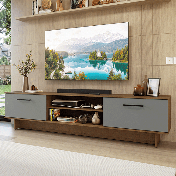 Mueble Mesa Para Tv Rack Madesa Agata 2 Puertas Hasta 80 MG1