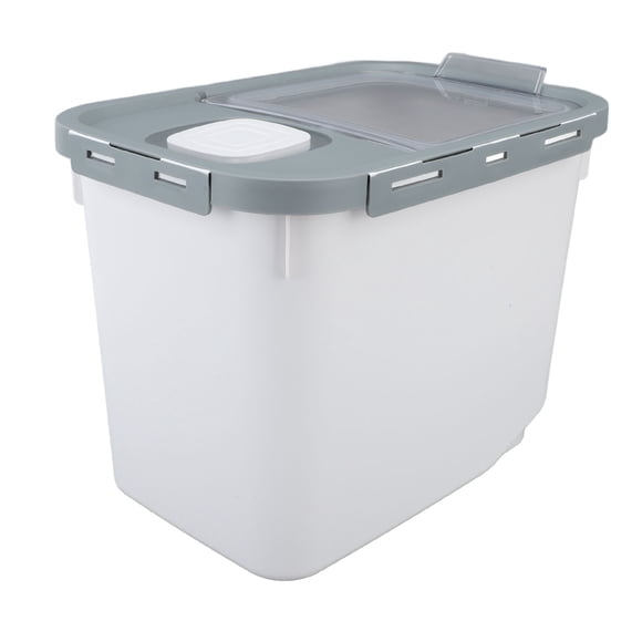 Contenedor De Almacenamiento De Arroz, Contenedor De Alimentos, Recipiente Hermético Para Arroz, Dispensador De Harina Con Tapas Y Taza Medidora Para Arroz, Grano, Harina.