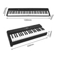 thumbnail image 2 of Electronic organ,Tones 128 60 Stereo Bt Support Demo Function And Bt Support 129 60 Demo Function Piano 88 Key Support 129 Tones 128 60 Demo Size Built-in Stereo Key Size Built-in 88 Key Size Dsfen, 2 of 7