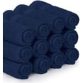 thumbnail image 3 of Utopia Towels 12 Pack Premium Wash Cloths Set, 12 by 12 Inches, 100% Cotton Ring Spun, Highly Absorbent and Soft Feel Essential Washcloths for Bathroom, Spa, Gym, and Face, Navy Blue, 3 of 7
