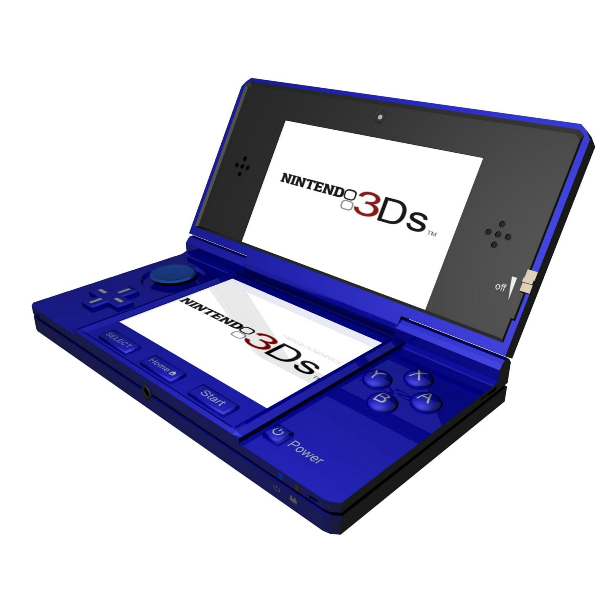 Complete Package! Nintendo 3DS Cobalt Blue (Used) with Charger