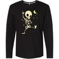 thumbnail image 3 of Inktastic Cute Dancing Skeleton Long Sleeve T-Shirt, 3 of 5