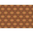 thumbnail image 1 of Ahgly Company Machine Washable Indoor Rectangle Transitional Orange Area Rugs, 7' x 9', 1 of 7