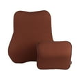 thumbnail image 2 of SPRING PARK 2Pcs/Set Pillow Lumbar Support Ergonomic Memory Cotton Seat Back Rest Cushion for Car, 2 of 7