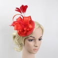 thumbnail image 3 of CALIENTE Fascinator Accesorios para el cabello Clip Sombrero Floral Lady Gift Yuyangstore Pinza para el cabello, 3 of 4