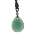 thumbnail image 2 of lionlar Pendentif Pierre Collier Bijoux Faits à la Main Accessoires Femmes Hommes Réglables Vert, 2 of 8