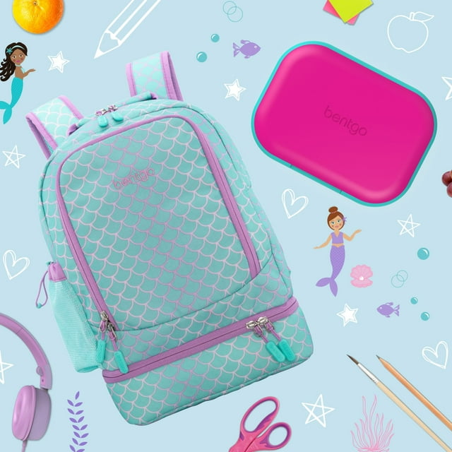 Bentgo 2-In-1 Backpack & Lunch Bag and Bentgo Kids Chill Lunch Box, Choose Color