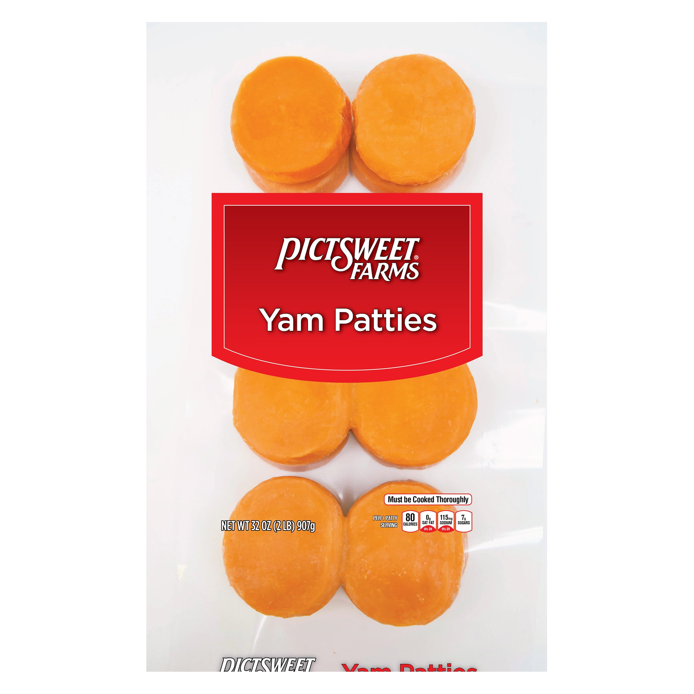 Pictsweet Farms® Yam Patties, Frozen Vegetables, 32 oz.