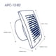 thumbnail image 4 of EXTRACTOR DE AIRE SANAIRE APC-12 B2 SANAIRE SANAIRE EXAPC12B2, 4 of 5