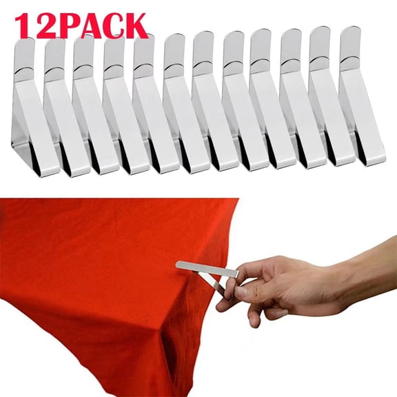 Tablecloth Clip Triangular Tablecloth Clip 12 Pieces Of Tablecloth Non-Slip Fixed Clip Household Daily Necessities