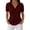 Wine -BT31, variant on Inglocry Women's Waffle Polos Golf Shirts Short Sleeve V Neck T-Shirt Summer Casual Tennis Work Athletic Tops Blue 2XL