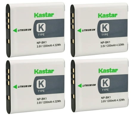 Kastar 4-Pack Battery Replacement for Sony Webbie MHS-PM1 Bloggie MHS-CM5 Bloggie MHS-PM5 Cyber-shot DSC-S750 Cyber-shot DSC-S780 Cyber-shot DSC-S950 Cyber-shot DSC-S980 Camera