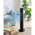 thumbnail image 5 of Ktaxon 36" Tower Fan with APP & Remote Control, Smart Floor Fan with 3 Modes 3 Speeds & Digital Display, Bladeless Standing Fan with Oscillating, 12H Timer, Quiet Fan, 5 of 10