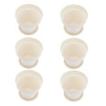 thumbnail image 4 of GETAJGHSD 6Set Round Plastic Flower Pots with Tray for Home Decor Indoor Use, 4 of 8