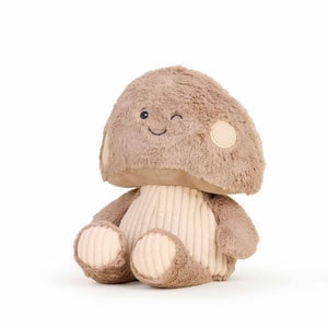 Brown Toadstool Warmies Cozy Plush Heatable Lavender Scented Stuffed Animal