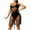 Black, variant on Sakmal Two Piece Swimsuits Sexy Halter Bikini Sets White Bathing Suits With Mesh Cover Up Swimsuit Sets