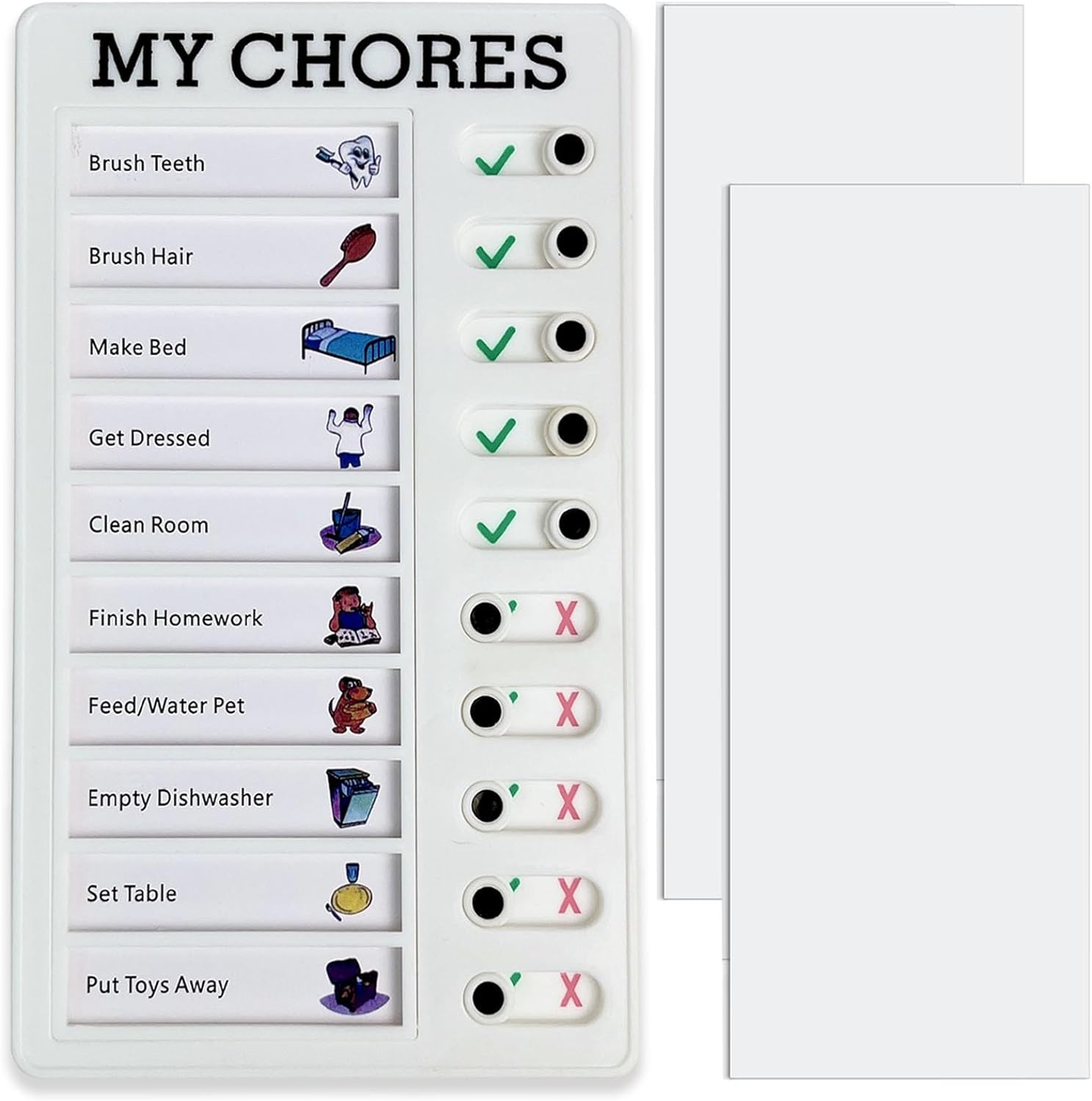 shiyou-My Chores Checklist Task Planner - Daily Schedule Board for Kids ...