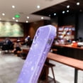 thumbnail image 6 of Compatible with iPhone 12 Case Cute Glitter Slim Bumper, Purple Sparkly Silicone Shockproof Protective Phone Case for Women Girls (Purple), 6 of 13