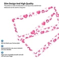 thumbnail image 5 of A Pair Of License Plate Frame Sunscreen Corrosion Resistant Rust 12.3×6.3in With Accessories Suitable For Any Car Modern Pink Ribbon Pattern With Geometric Elements, 5 of 8