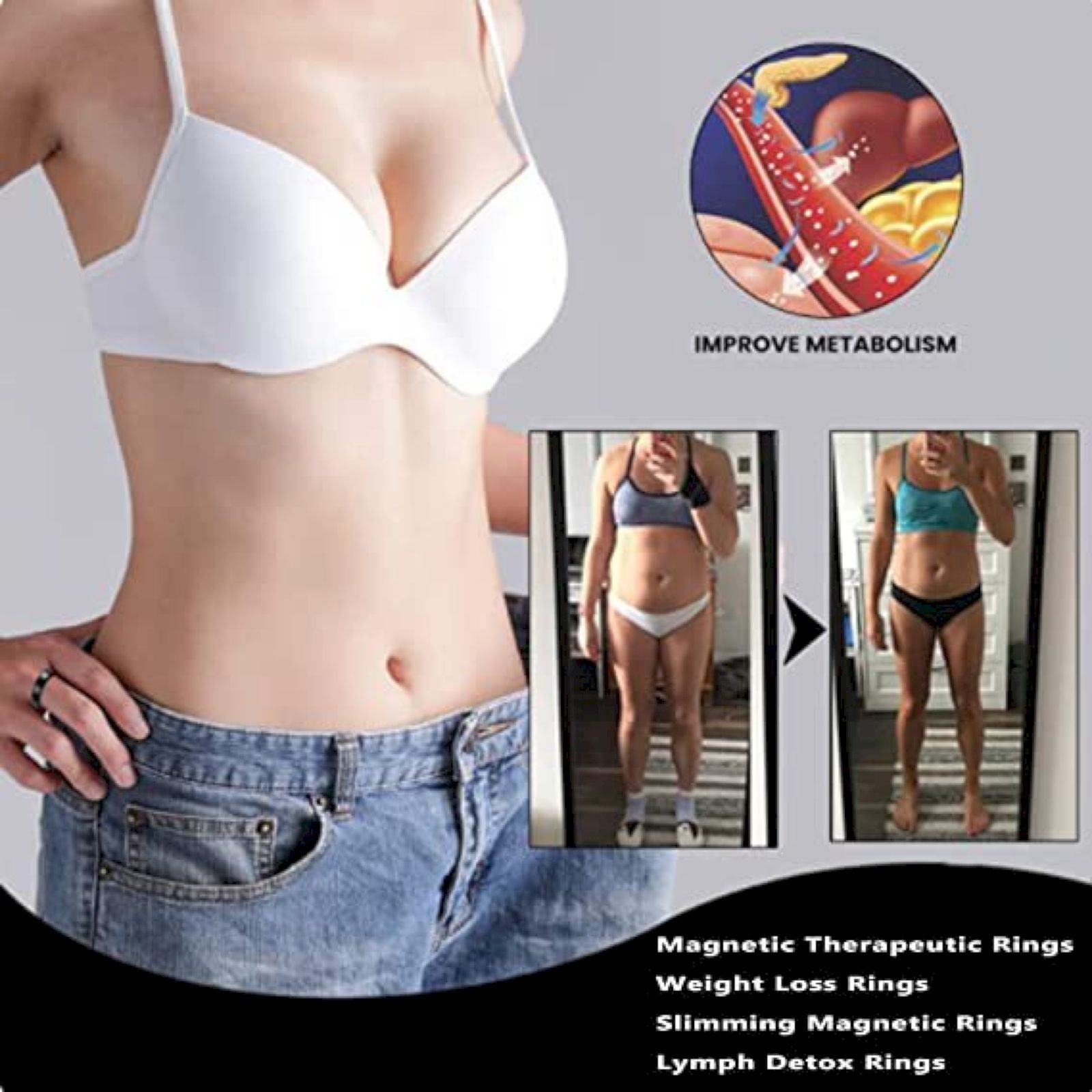 Calmi Ring The Original Calmi Ring Adjustable Opening For Women Men Menopause