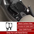 thumbnail image 2 of Etiqueta adhesiva de embellecedor del panel de cambios de fibra para automóvil para C6 2005 2006 Accesorios interiores 2007, 2 of 5