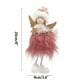 thumbnail image 2 of Colgante navideño de muñeco de ángel de peluche para niñas, 2 of 2