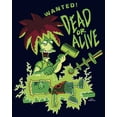 thumbnail image 2 of Men's The Simpsons Bart and Sideshow Bob Wanted! Dead or Alive Graphic Tee Navy Blue 2X Large, 2 of 5