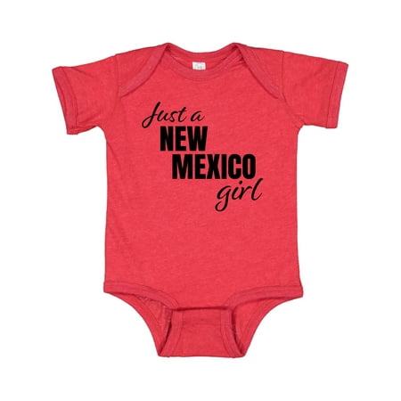 

Inktastic Just a New Mexico Girl Born and Raised Gift Baby Girl Bodysuit