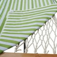 thumbnail image 3 of Sundale Outdoor Stripe Cotton Rope Hammock with 12 Feet Steel Stand, Quilted Polyester Pad and Pillow, 3 of 3
