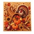 thumbnail image 3 of Thanksgiving Harvest Themed Pearl Diamond Art DIY Kit, Animal Pumpkin Flower Rhinestone Bead Painting, Creative Holiday Craft Gift for Art Lovers, 3 of 5