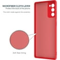 thumbnail image 5 of Galaxy S20 FE Case, (2 Pack) Explosion-Proof flim with Liquid Silicone Gel Rubber Soft Microfiber Cloth Lining Cushion Shockproof Cover Case for Galaxy S20 FE(5G) 6.5 inch red, 5 of 13