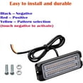 thumbnail image 6 of Astra Depot Amber Warning Emergency Strobe Light Kit 1X 47" 22-COB LED 330W + 8X 32-LED 96W IP68 Car Truck 12V-24V, 6 of 7