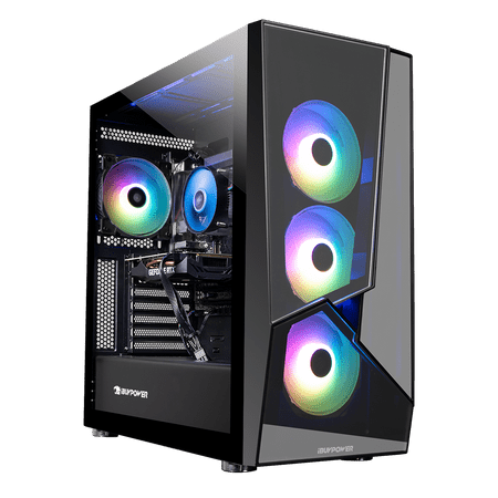 iBUYPOWER Slate MR Gaming Desktop - Intel i3-10105F - 8GB DDR4 Memory - NVIDIA GeForce GTX 1650 4GB - 480GB SSD