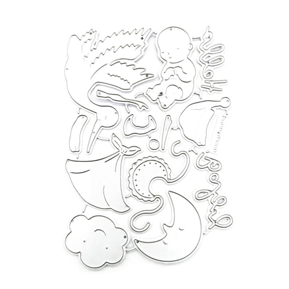 Baby Metal Cutting Dies for Cards Making Birds Die Cuts Embossing Stencils Tool Scrapbooking Invitation Decorations
