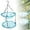 A, variant on TIELUTT Advanced Glass Bird Bath Tub Suitable for Hanging Double Layer Garden Decoration in Birdseed Wild Squirrel for outside Winter Chicken Feeder Cute Feeders for outside Wild Bills Feeder