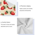 thumbnail image 4 of Cute Strawberry Bath Towels Absorbent Bath Towels Set Soft Towel Set for Home Hotel Decor Gym Swim, 3 Piece Wash cloth, 4 of 7