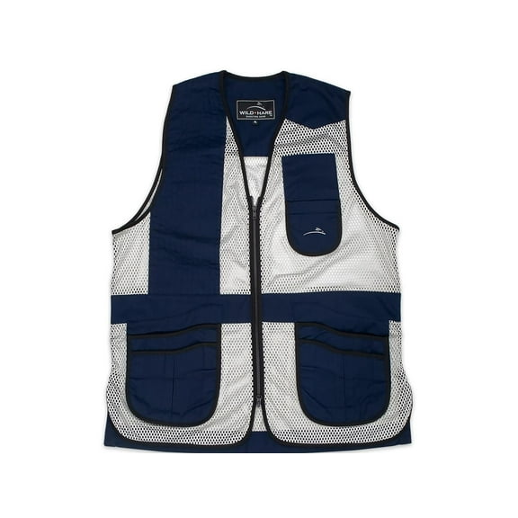 Wild Hare Heatwave Mesh Shooting Vest Right Hand Navy/Silver Medium