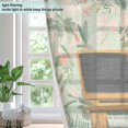 thumbnail image 4 of Yayeee Window Curtains Light Filtering 63"x52" Grommet Panel Pair Home Living Room Decor, Pink and Green Cat, 4 of 7