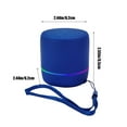 thumbnail image 3 of Colorful Light Bluetooth Speaker - Waterproof Mini Audio with RGB LED Light Show, Bluetooth 5.0, Hanging Rope for Home Outdoor Parties, 3 of 9