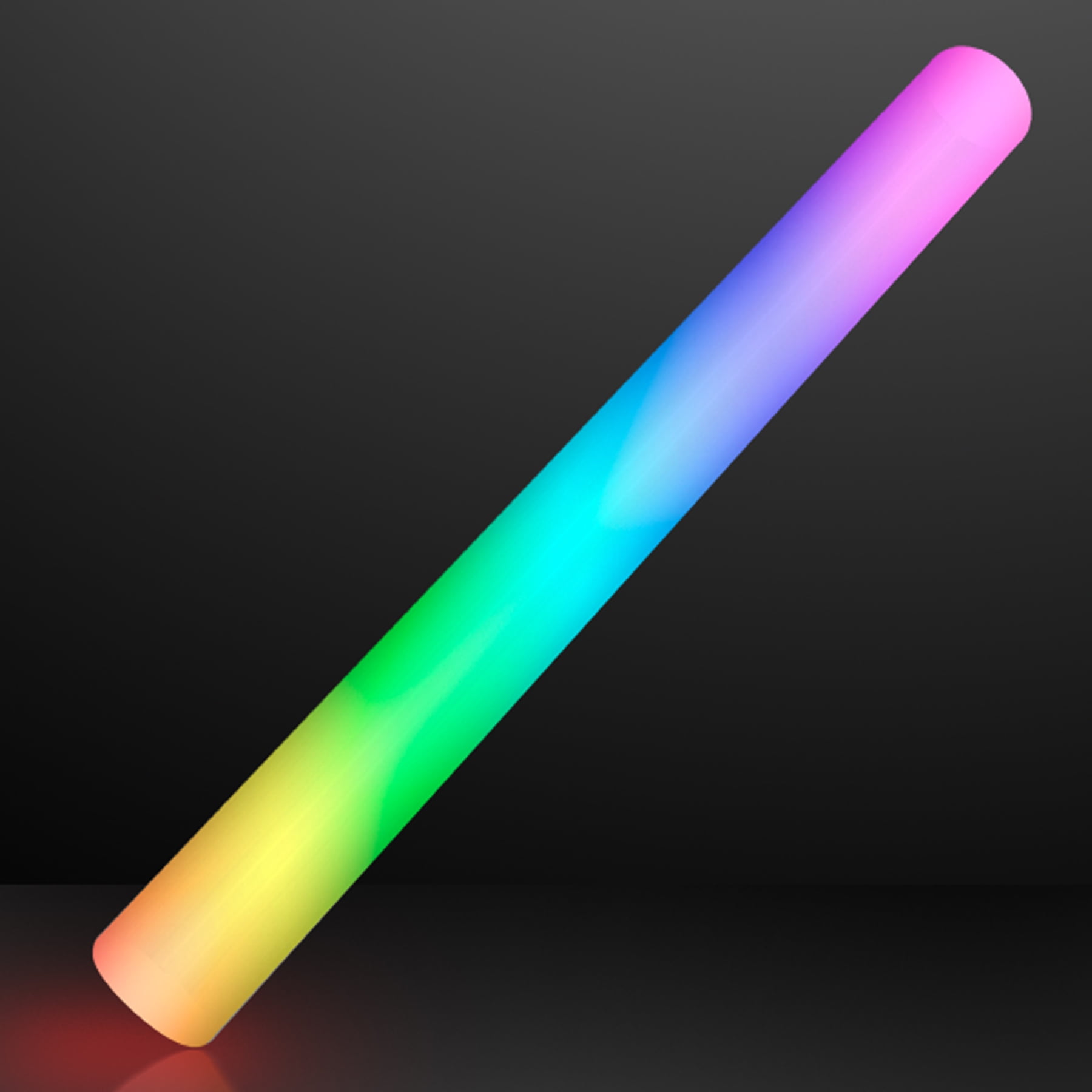 FlashingBlinkyLights Multicolor Sound Activated LED Foam Cheer Stick