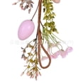 thumbnail image 5 of Easter Bunny Spring Wreath with Ribbon Bow Easter Eggs for Front Door Wall Decoration Easter Rabbit Garland with Colored Eggs Berries Colorful Egg Spring Vine Door Decor, 5 of 12